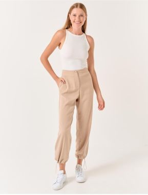 Jimmy Key Lightweight Mink High Waist Anklet Trousers