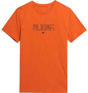 4F T-SHIRT Pánske tričko, oranžová, veľkosť