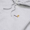 Carhartt WIP Hooded American Script Sweat I028279 ASH HEATHER galéria