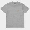 Carhartt WIP S/S Chase T-shirt I026391 GREY HEATHER/GOLD galéria