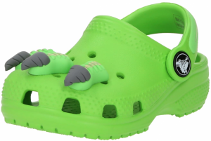 Crocs Otvorená obuv 'Classic'  sivá / trávovo zelená / čierna / biela