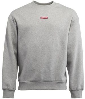 Levi's® RELAXED BABY TAB CREW Pánska mikina, sivá, veľkosť