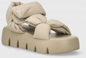 Sandále Steve Madden Bonkers dámske, béžová farba, na platforme, SM11002465