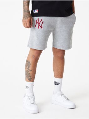 Grey Men's Shorts New Era League essentials shorts NEYYAN - Men's