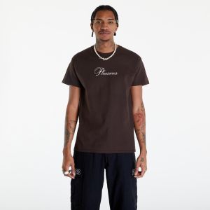 PLEASURES Stack T-Shirt Brown