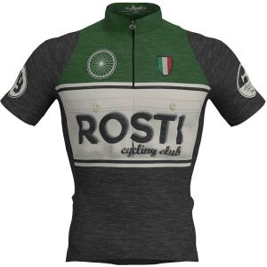 Rosti VINTAGE MERINO Pánsky cyklistický dres, tmavo sivá, veľkosť