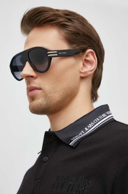 Slnečné okuliare Marc Jacobs pánske, čierna farba, MARC 747/S