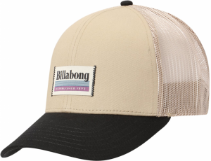 BILLABONG Čiapka 'WALLED TRUCKER'  sivobéžová / čierna / biela