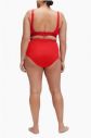 Calvin Klein červený horný diel plaviek Demi Bralette Plus Size High Risk Red galéria