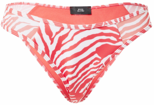 River Island Bikinové nohavičky  svetločervená / šedobiela