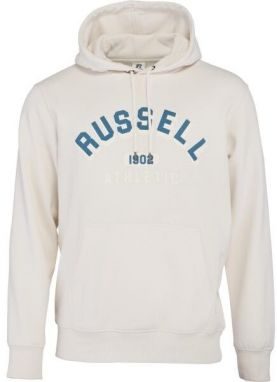 Russell Athletic SWEATSHIRT M Pánska mikina, béžová, veľkosť