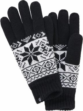Brandit Prstové rukavice  čierna / biela