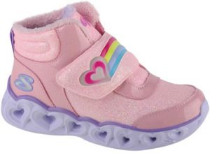 Polokozačky Skechers  Heart Lights - Brilliant Rainbow