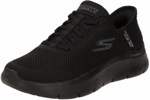 SKECHERS Športová obuv 'GO WALK FLEX - GRAND ENTRY'  sivá / čierna / biela