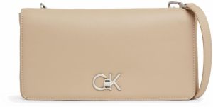 Calvin Klein Listová kabelka  hnedá