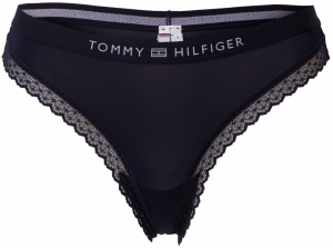 Tommy Hilfiger Underwear Tangá  námornícka modrá / biela