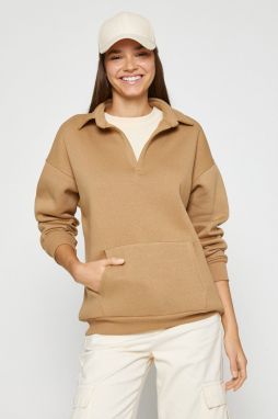 Koton Women's Beige Sweatshirt