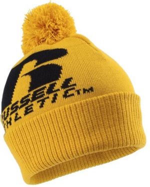 Russell Athletic WINTER POMPOM HAT Pánska zimná čiapka, žltá, veľkosť