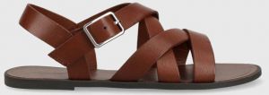 Kožené sandále Vagabond Shoemakers TIA 2.0 TIA 2.0 dámske, hnedá farba, 5531.201.27,