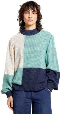 Dedicated Sweater Knitted Rutbo Blocks Green