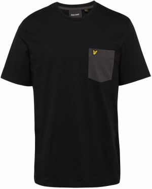 Lyle & Scott Tričko  zlatá žltá / tmavosivá / čierna