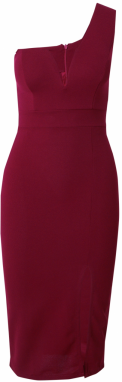 WAL G. Puzdrové šaty 'GIGI'  vínovo červená