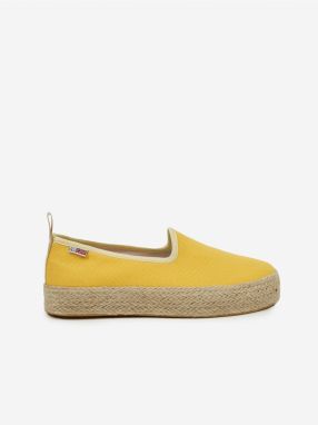 Yellow women's espadrilles on the NAPAPIJRI platform - Ladies