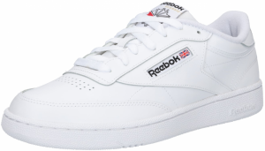 Reebok Nízke tenisky 'Club C 85'  červená / čierna / biela