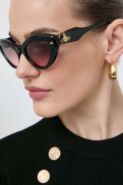 Slnečné okuliare Vivienne Westwood dámske, čierna farba, VW505300153