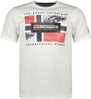 Tričká s krátkym rukávom Geographical Norway  SW1240HGN-WHITE