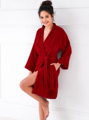 Bathrobe Sensis Rolling Red S-XL red 033