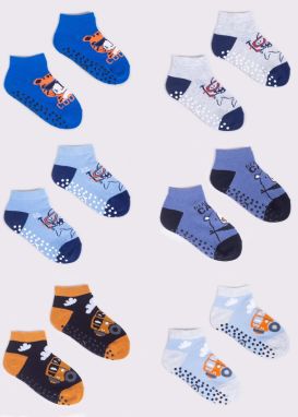 Yoclub Kids's 6Pack Boy's Ankle Socks SKS-0089C-AA0A-002