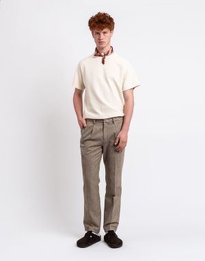 Forét Read Wool Suit Pants BEIGE MEL