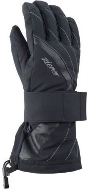 Ziener MILANA AS W Dámske snowboardové rukavice, čierna, veľkosť
