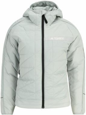 ADIDAS TERREX Outdoorová bunda  čierna / strieborná / biela