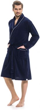 Doctor Nap Man's Dressing Gown SMS.6063 Navy Blue