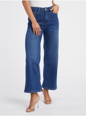 Orsay Dark Blue Women Wide Jeans - Women