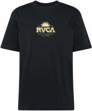 RVCA Tričko  svetložltá / svetlozelená / čierna