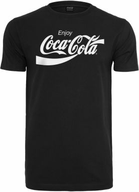 Merchcode Tričko 'Coca Cola'  čierna / biela