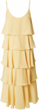 VILA Kokteilové šaty 'AMALITA'  zlatá žltá