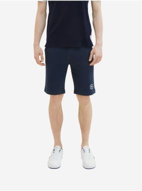 Dark blue mens tracksuit shorts Tom Tailor - Men