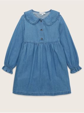 Blue Girly Denim Dress Tom Tailor - Girls