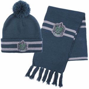 2 SET PIECES SCARF HARRY POTTER SLYTHERIN