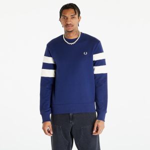 FRED PERRY Tipped Sleeve Sweatshirt French Navy