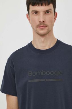 Bavlnené tričko Bomboogie pánsky, s potlačou, TM8552TJIN4