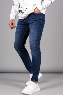 Madmext Blue Skinny Leg Slim Fit Men's Jeans 6329