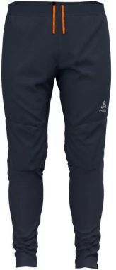 Odlo PANTS ZEROWEIGHT WARM Pánske zimné bežecké nohavice, tmavo modrá, veľkosť