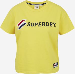 Superdry T-Shirt Sportstyle Graphic Boxes Tee - Women