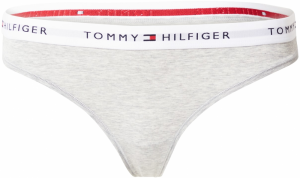 Tommy Hilfiger Underwear Tangá  námornícka modrá / sivá melírovaná / tmavočervená / biela