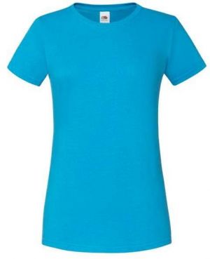 Blue Iconic women's t-shirt in combed cotton Fruit of the Loom